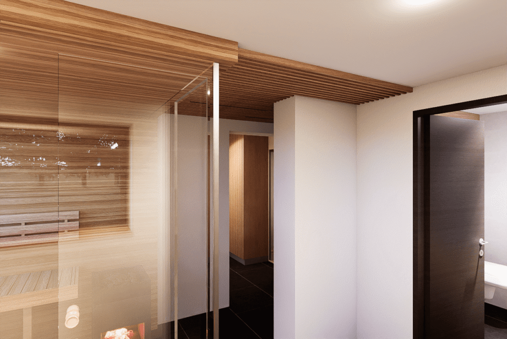 portfoolio, ilupilt, render, arhitektuur, saun